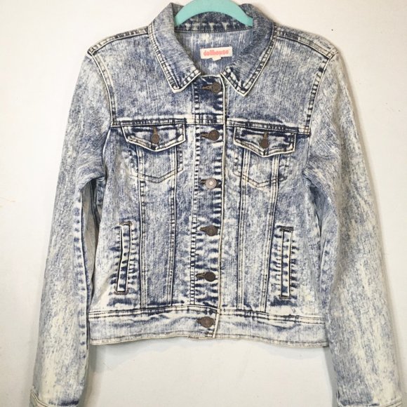 Dollhouse Acid Wash Denim Jacket - Picture 1 of 7
